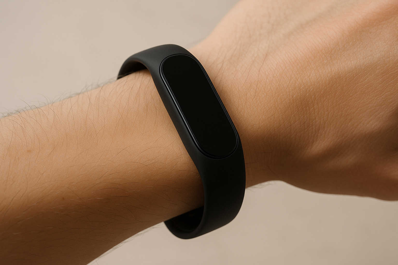 Фитнес браслет на руке