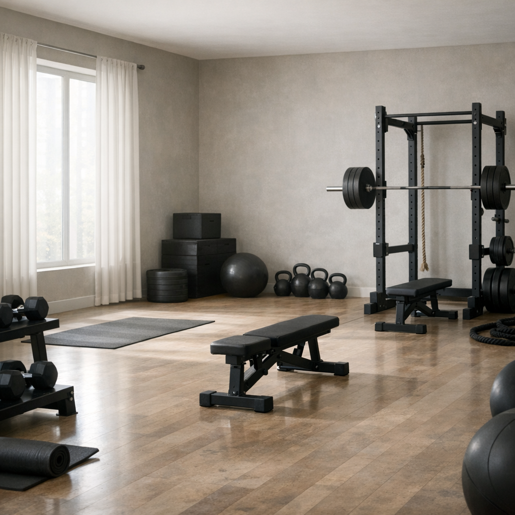 Пустой зал с мягким дневным светом, ощущение паузы